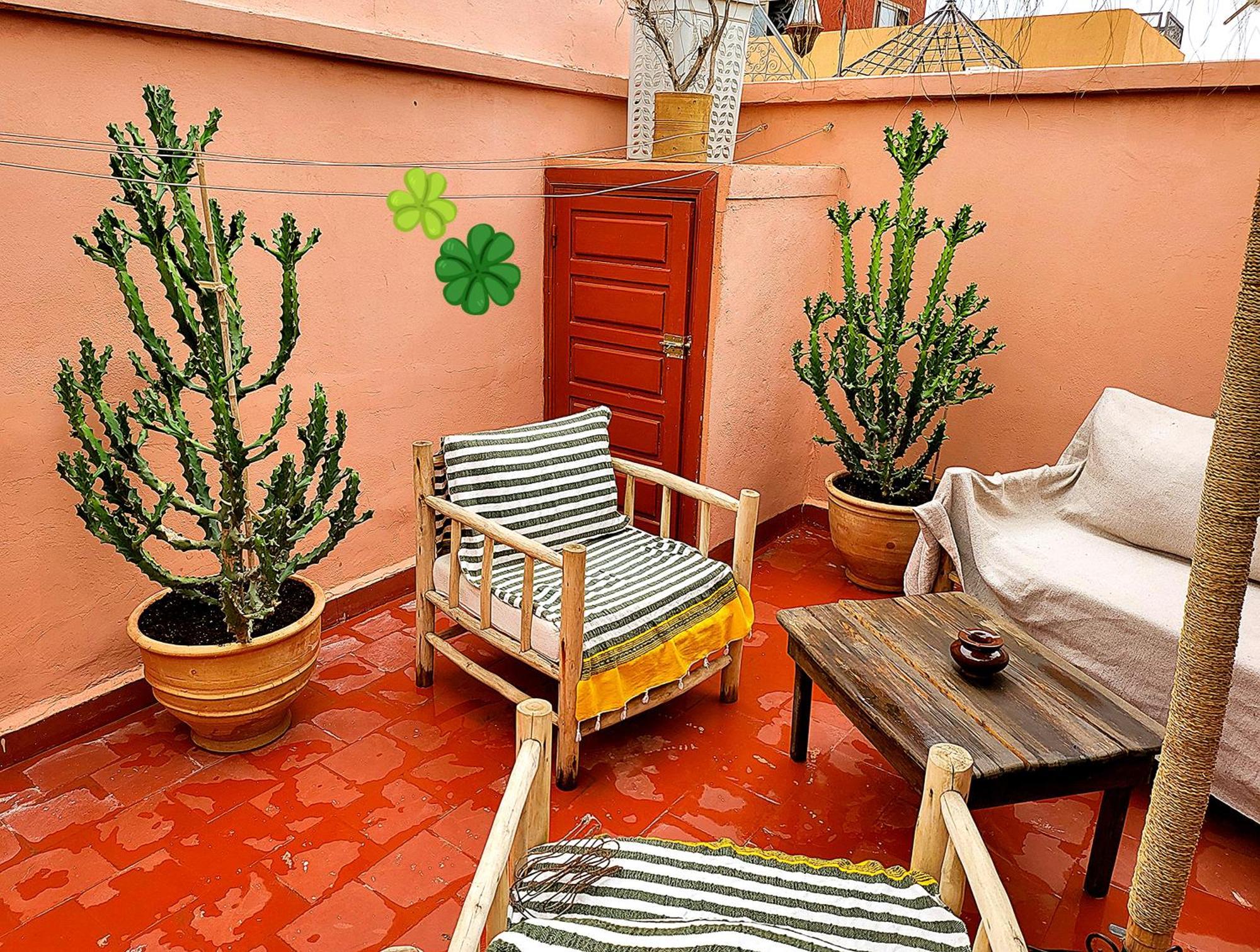 Riad Traditionnel De Charme 3 Chambres Marrakesh Exteriör bild
